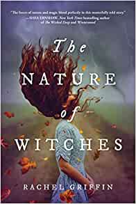 Cover of 'The Nature of Witches' showing a girl flipping her brown hair.